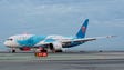 A China Southern Boeing 787 Dreamliner taxiies to a