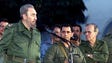 Cuban President Fidel Castro, left, stands with Juan