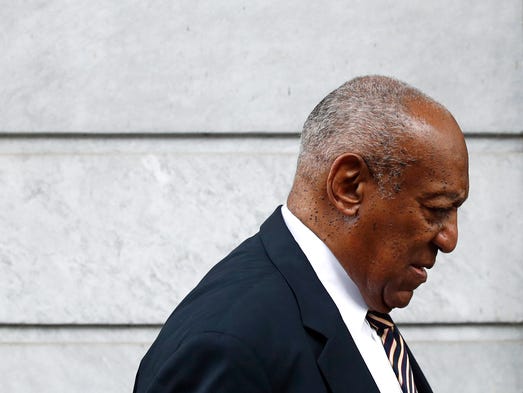 Bill Cosby arrives for a third day of jury deliberations