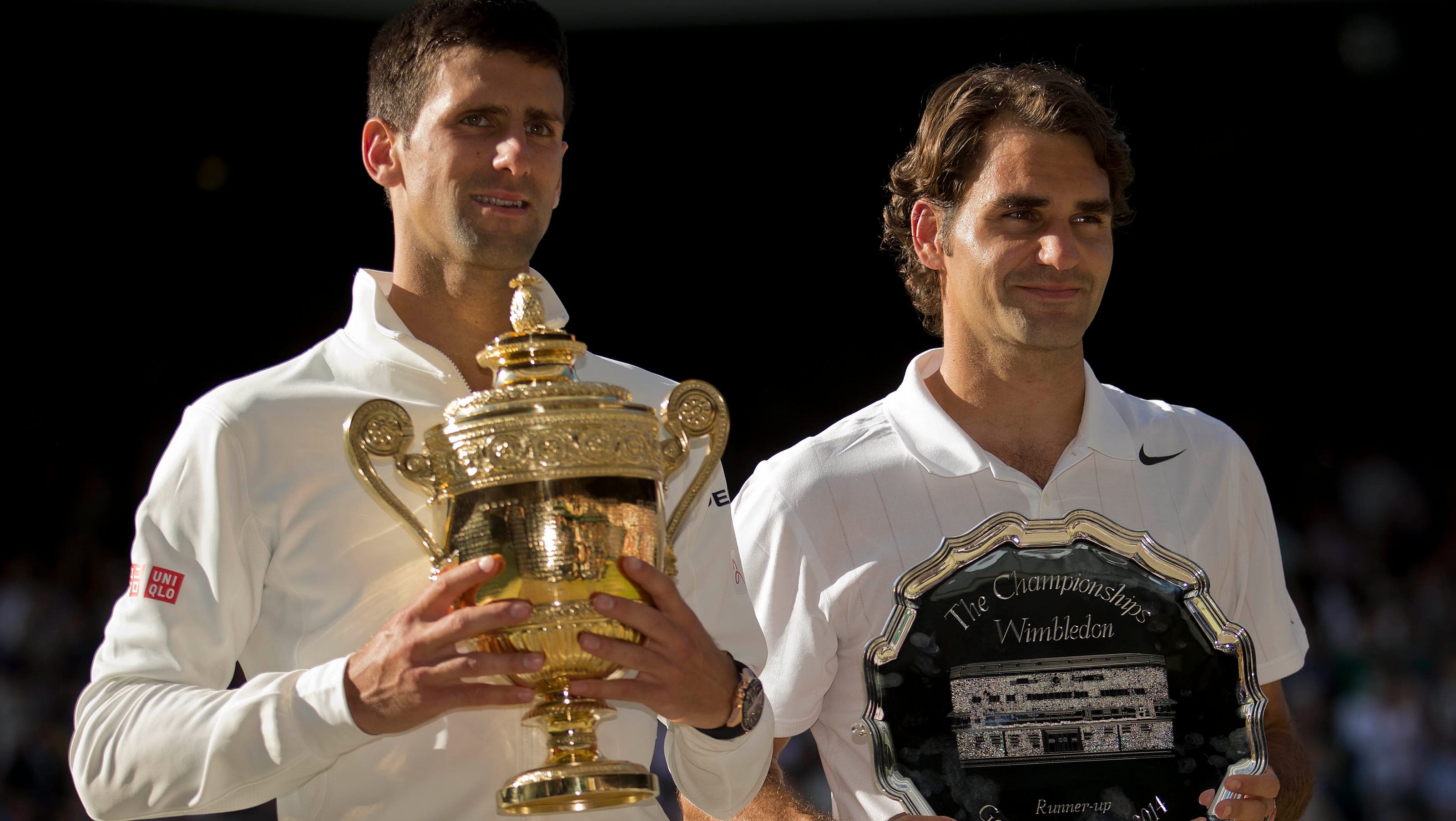 plank Moet ingesteld Novak Djokovic beats Roger Federer at Wimbledon