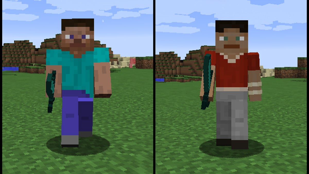 Minecraft Testing New Skinny Arm Models