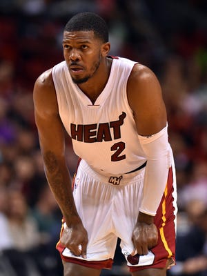 Joe Johnson (2) has made a smooth transition with the Miami Heat.