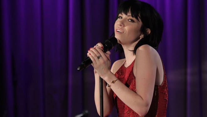 Carly Rae Jepsen performs at AUDIBLE IMPACT: Music & Activism at  on Aug. 28, 2015 in Los Angeles. She will take on the role of Frenchy Fox's in 'Grease: Live."
