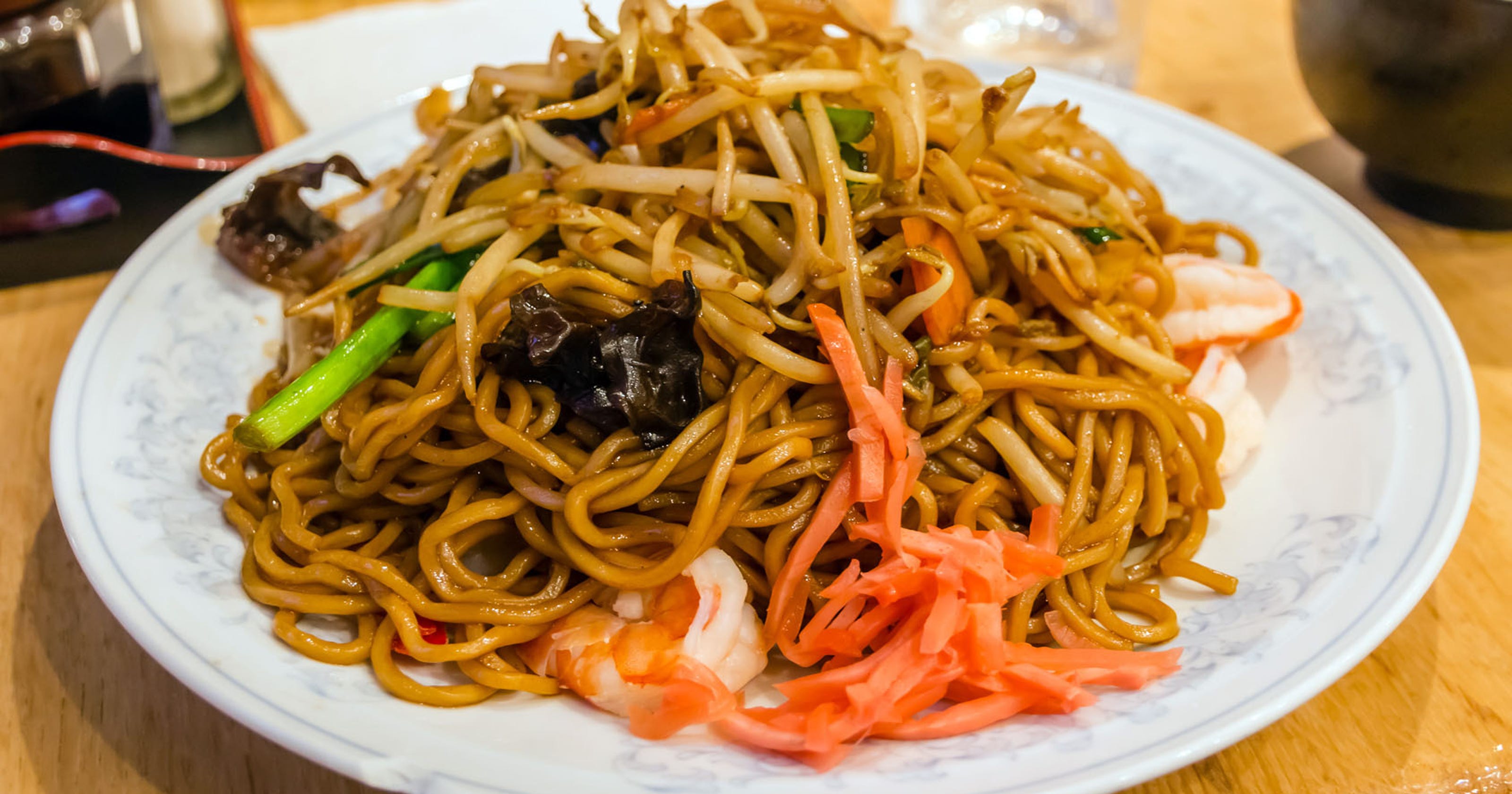 eating noodles on chinese new year