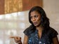 Omarosa Manigault, speaks with reporters during the