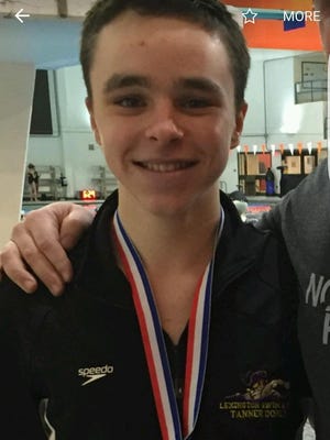 Lexington diver and state medalist Tanner Donley