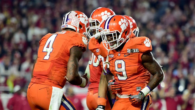 The ACC's Clemson met Alabama in the football national championship game last season.