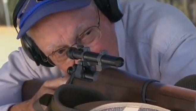 Former sniper Ted Gundy makes 1,000-yard shot.