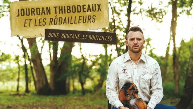 Jourdan Thibodeaux's debut CD, "Boue, Boucane et Bouteilles," is published on Valcour Records.