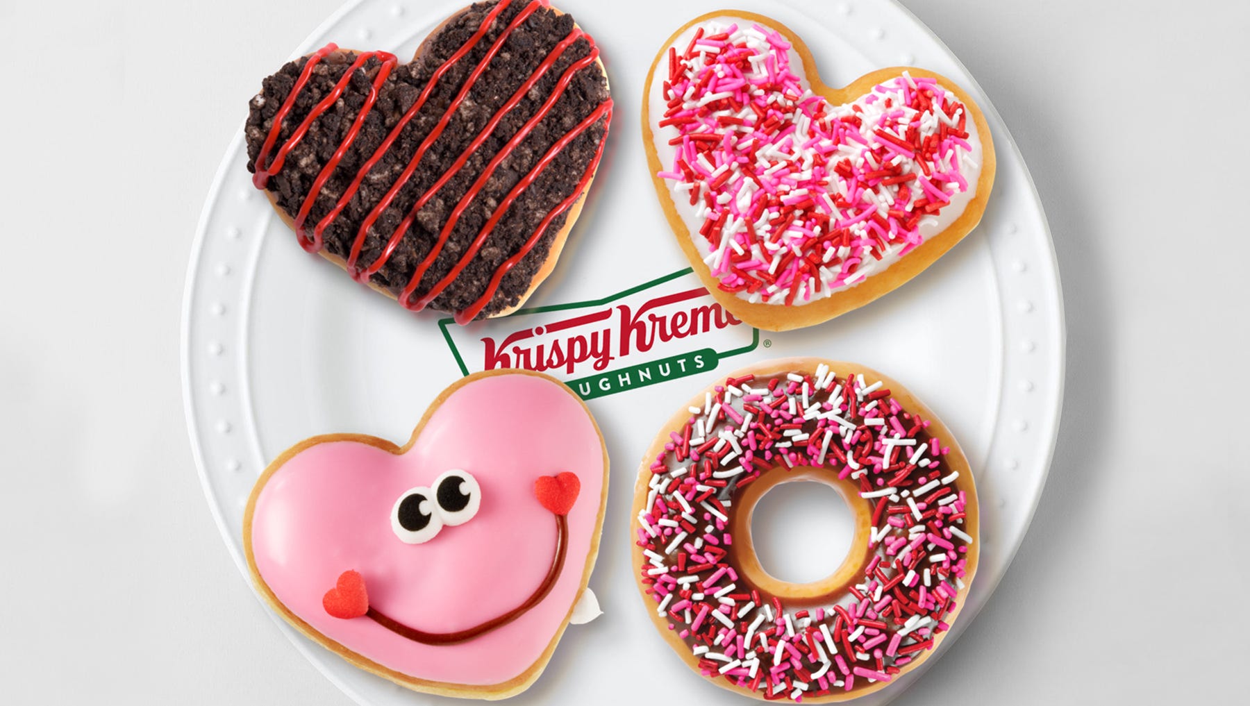 Krispy Kreme Doughnuts offering Valentine-themed treats