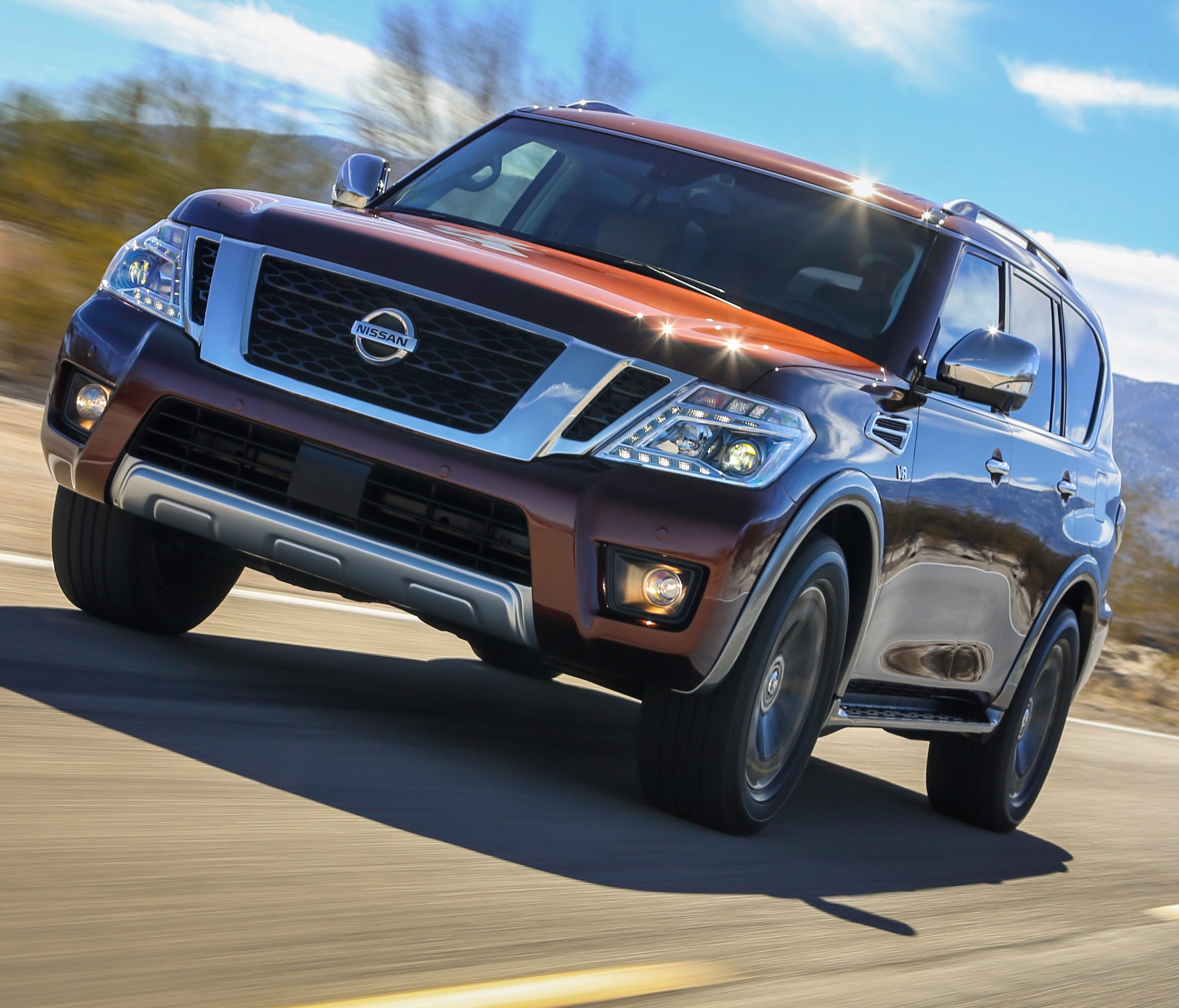 Nissan's Armada is a big, traditional SUV that seats eight