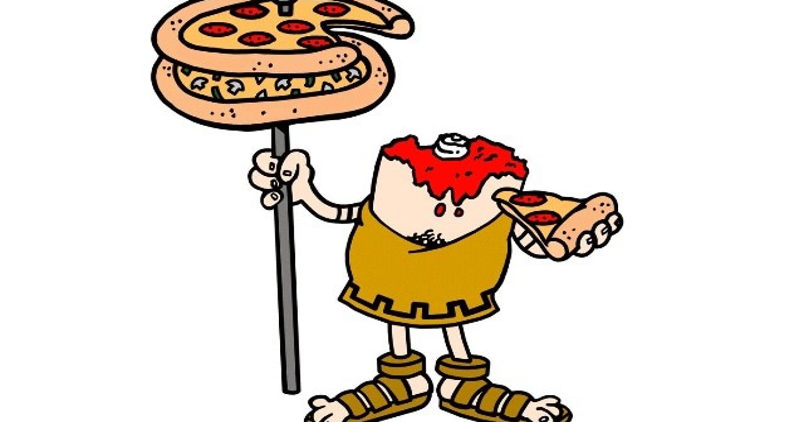 Movie poster features headless Little Caesars mascot