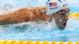 Michael Phelps (USA) during the men's 100m butterfly