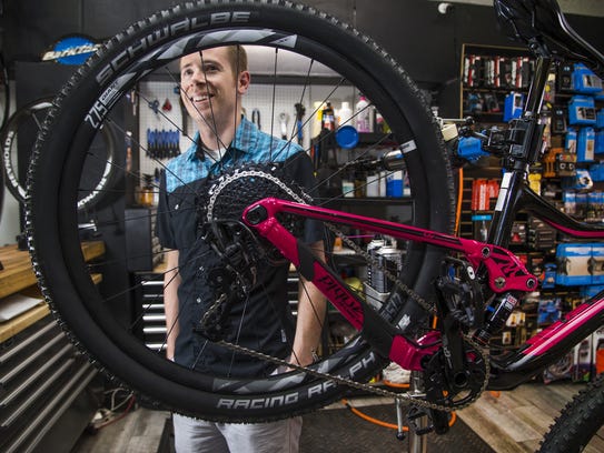Justin Bush is general manager of the Velo bicycle