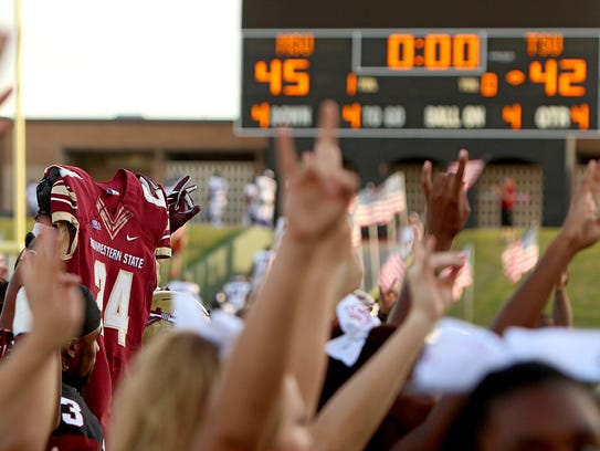 The Midwestern State University Mustangs defeated Tarleton