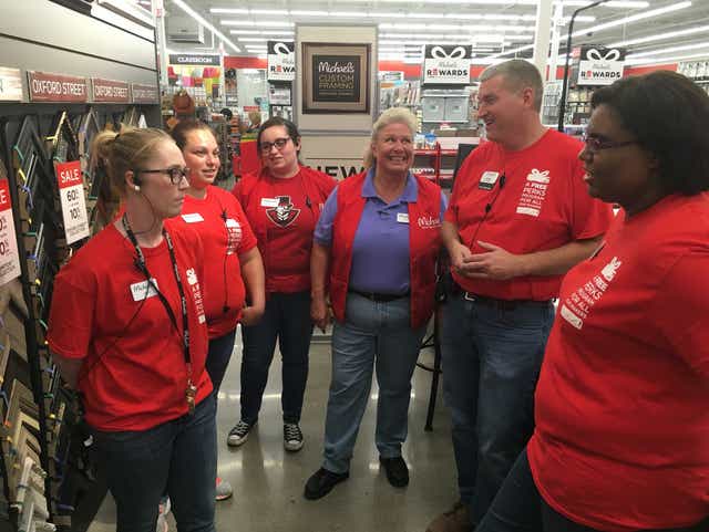 Michaels Soft Opening Draws Crowds