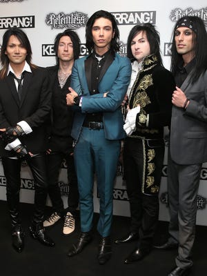 Black Veil Brides, seen here attending the Relentless Energy Drink Kerrang! Awards at the Troxy on June 11, 2015 in London, England.
