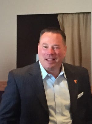 Coach Butch Jones, who was in Nashville on Monday, said the number of Vols currently in NFL camps is proof of the program's success.
