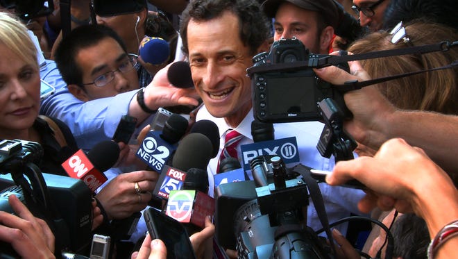 Anthony Weiner in a scene from the documentary "Weiner."