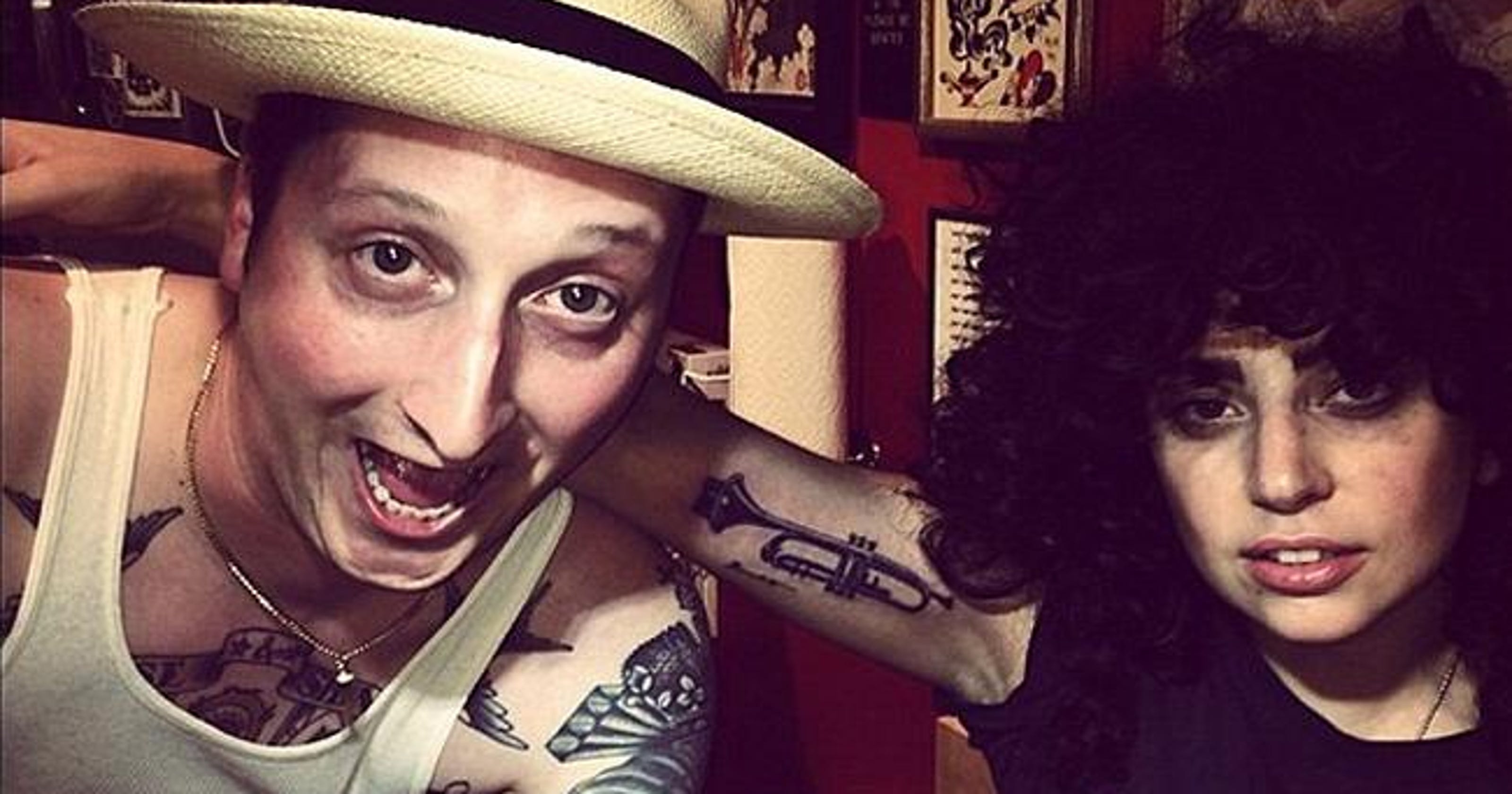 Lady Gaga gets trumpet tattoo