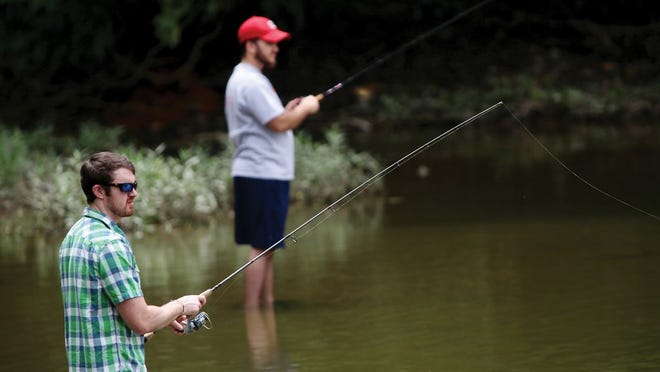 Fishing at Alum Creek