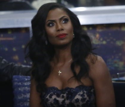 Ex-White House aide Omarosa, left, 'Cosby Show' veteran Keshia Knight Pulliam and 'Real Housewives' star Brandi Glanville in the season premiere of 'Big Brother: Celebrity Edition.'