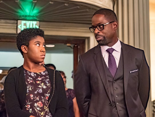 Deja (Lyric Ross), left, and foster father Randall