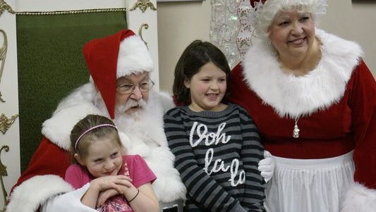 Santa Claus at the Livonia tree lighting in December 2015. He will appear at the annual Lunch with Santa on Dec. 17 in Livonia.