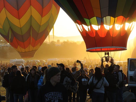 Day 2 of the Great Reno Balloon Race in Rancho San