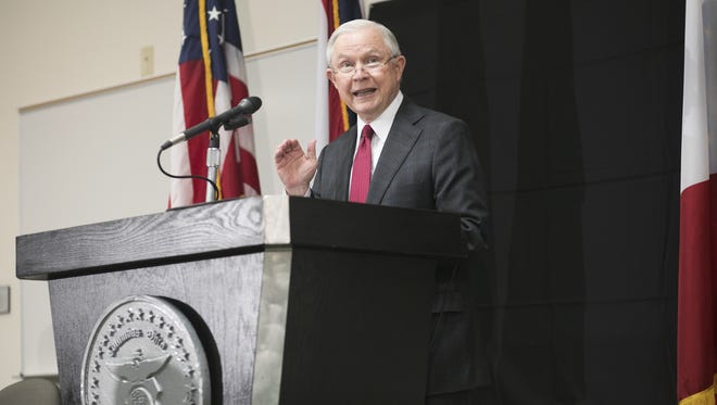 Attorney General Jeff Sessions in Columbus, Ohio, on Aug. 2, 2017.