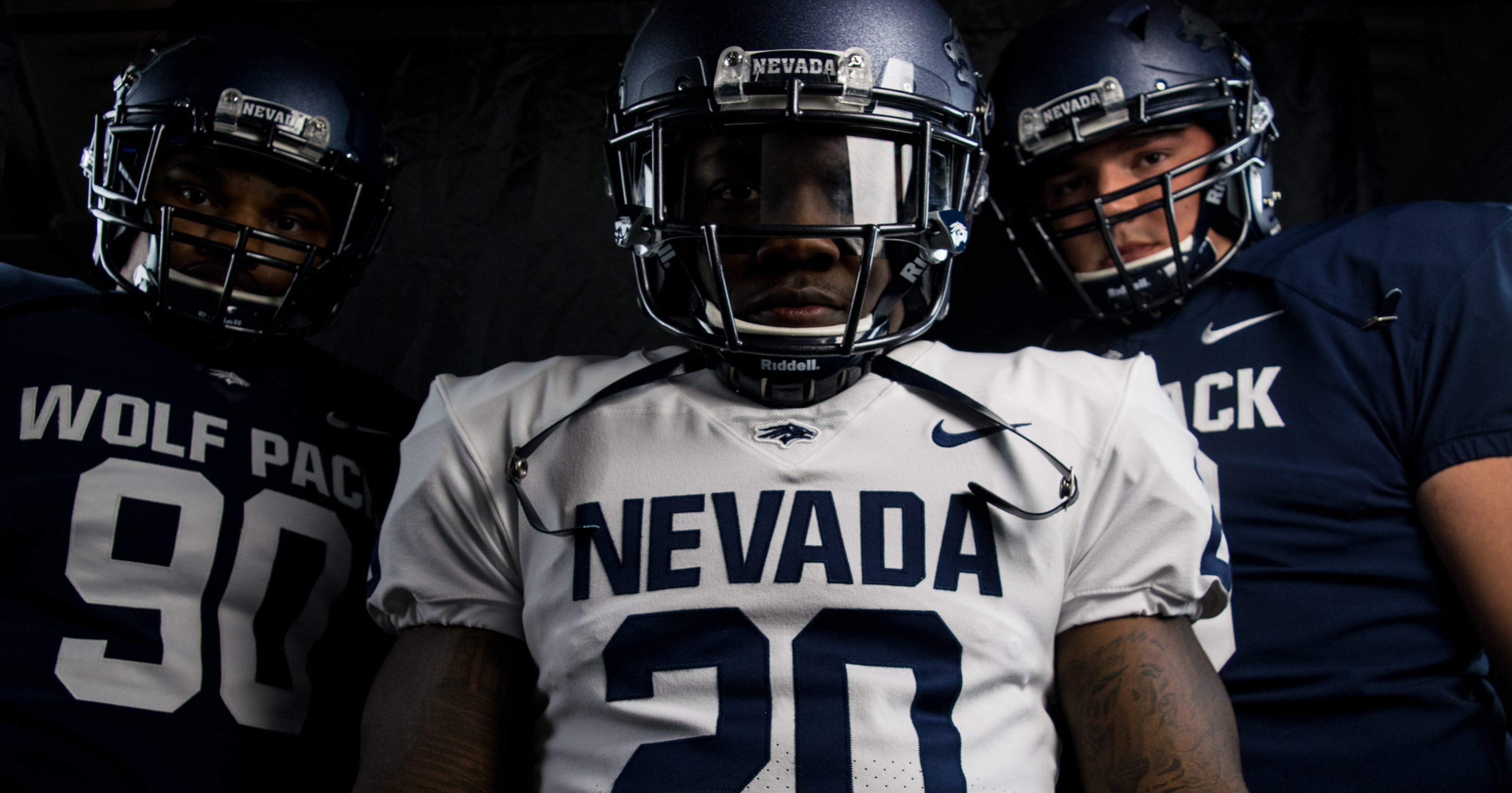 See the Wolf Pack football team's new jerseys