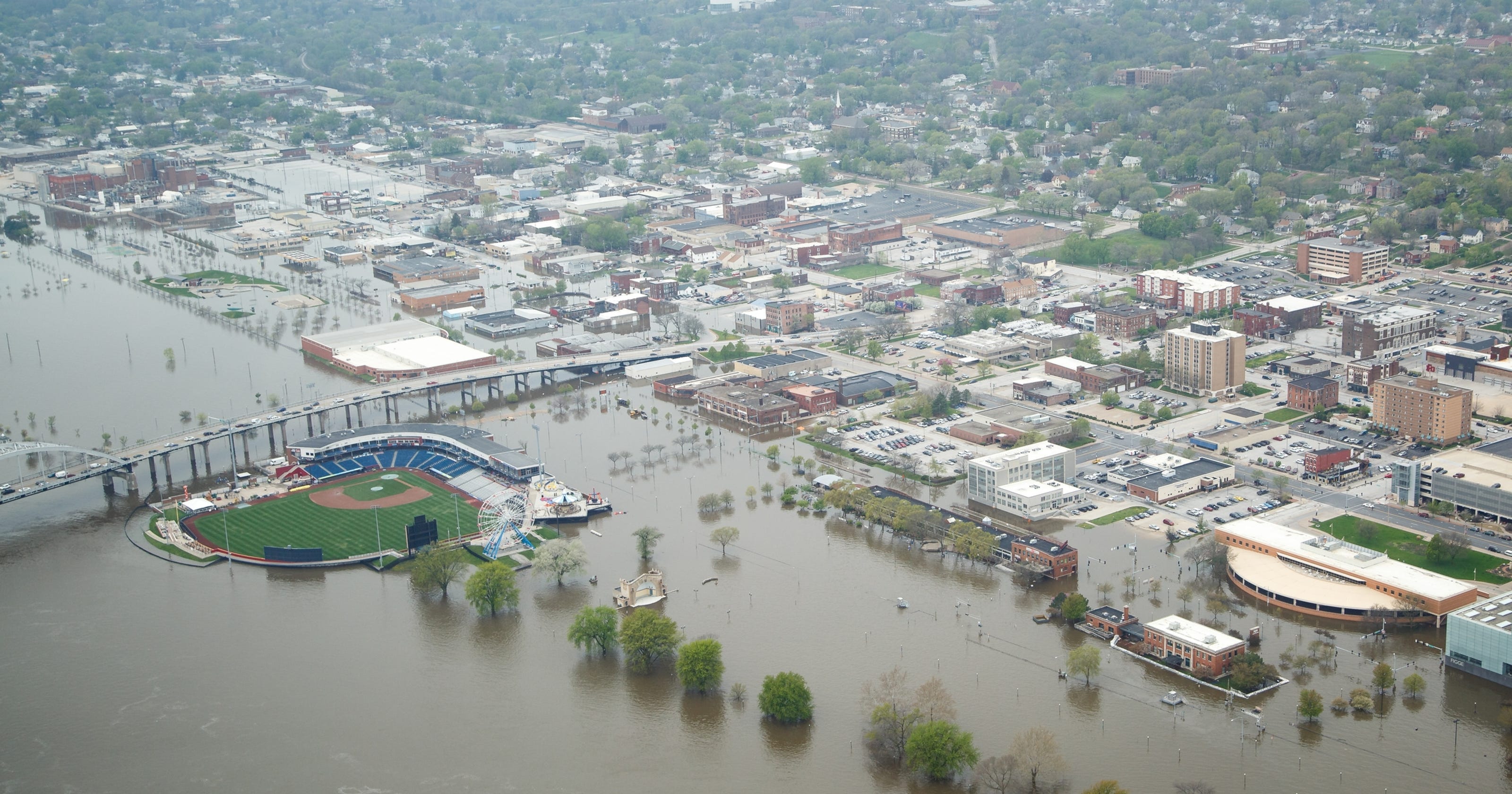 Davenport flooding Mississippi River is at record level — and rising