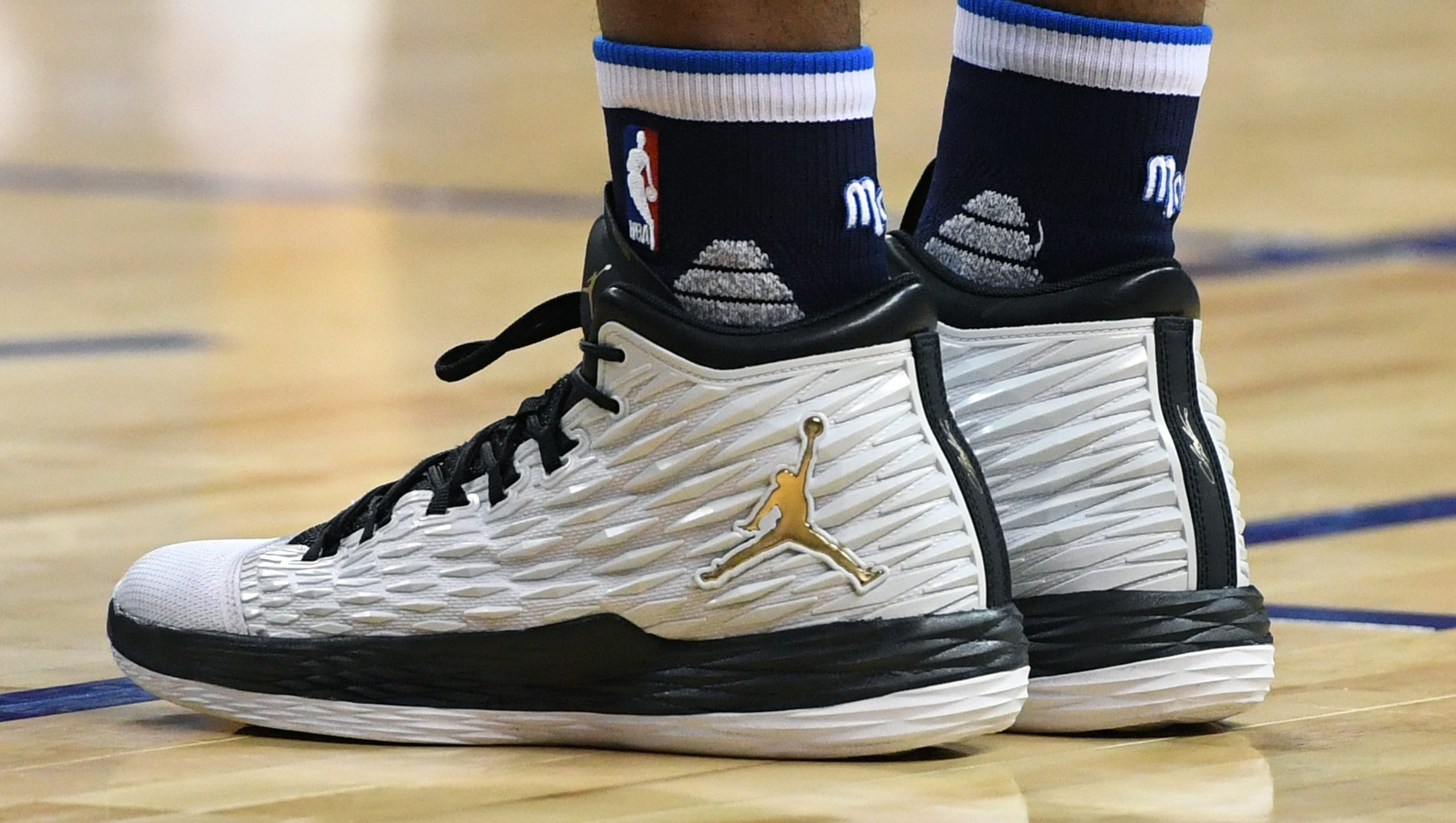 What are the most popular shoes worn by young NBA players?