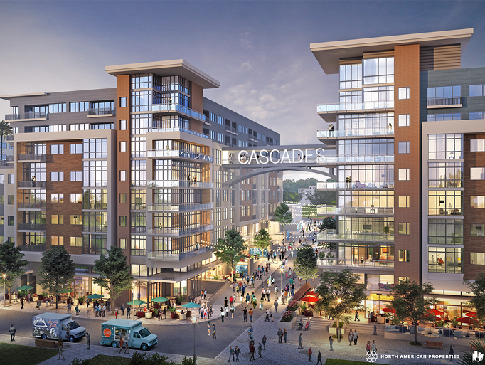 Architectural rendering of the proposed Cascades Project