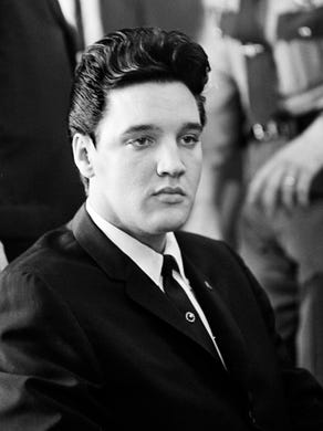 Elvis Presley is waiting in Gov. Buford Ellington office
