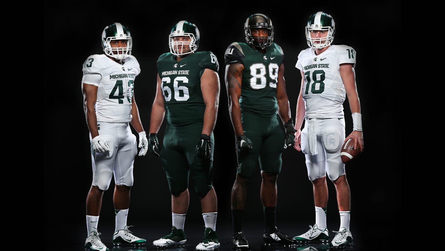 Michigan State reveals new Nike Mach Speed Football uniforms