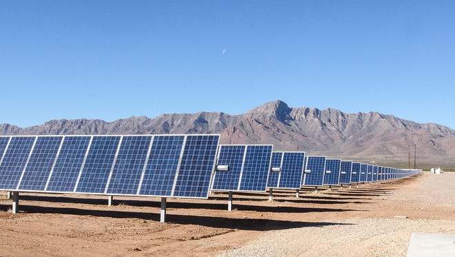 A solar power field will be installed on Holloman Air Force Base property that will use renewable energy to solely power Holloman.