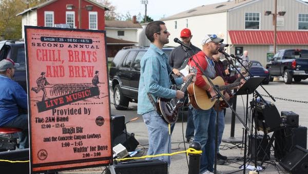The 2AM Band performs at the 2nd annual Chili, Brats, & Brew at the Vintage Fire Museum and Safety Education Center in Jeffersonville on Saturday.