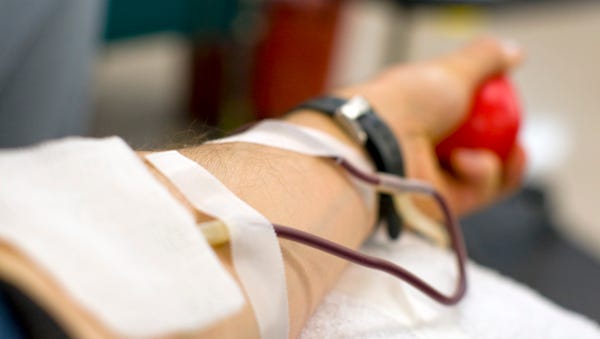 Blood donation.