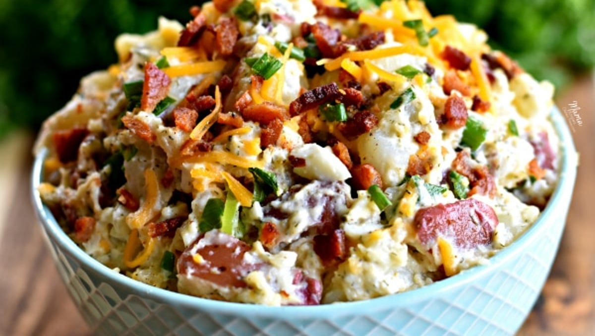 Loaded Potato Salad Is A Summer Cookout Classic