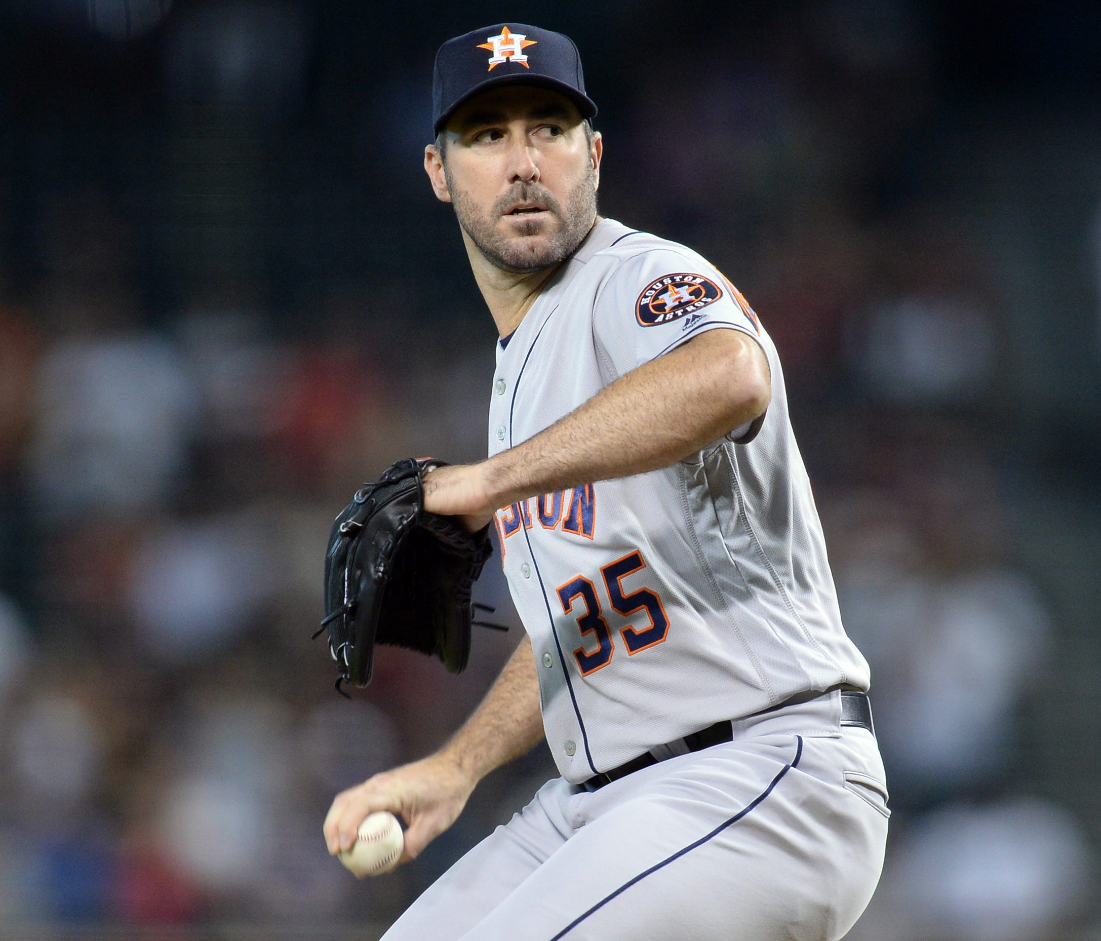 Justin Verlander is 7-2 this season with the Astros.