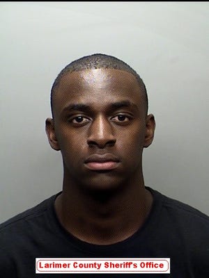 Booking photo of CSU football player Braylin Scott, who is facing felony burglary and theft charges.
