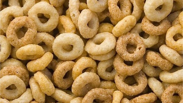 Cheerios breakfast cereal.