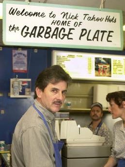 Owner Alex Tahou from a 2000 file photo at Nick Tahou Hots, the home of the Garbage Plate.
