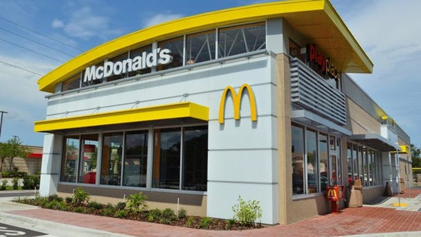 A McDonald's restaurant