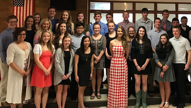 Thirty-six students at Lincoln High School were presented with a Jerry Marshall Olympiad Award during a ceremony on May 3.