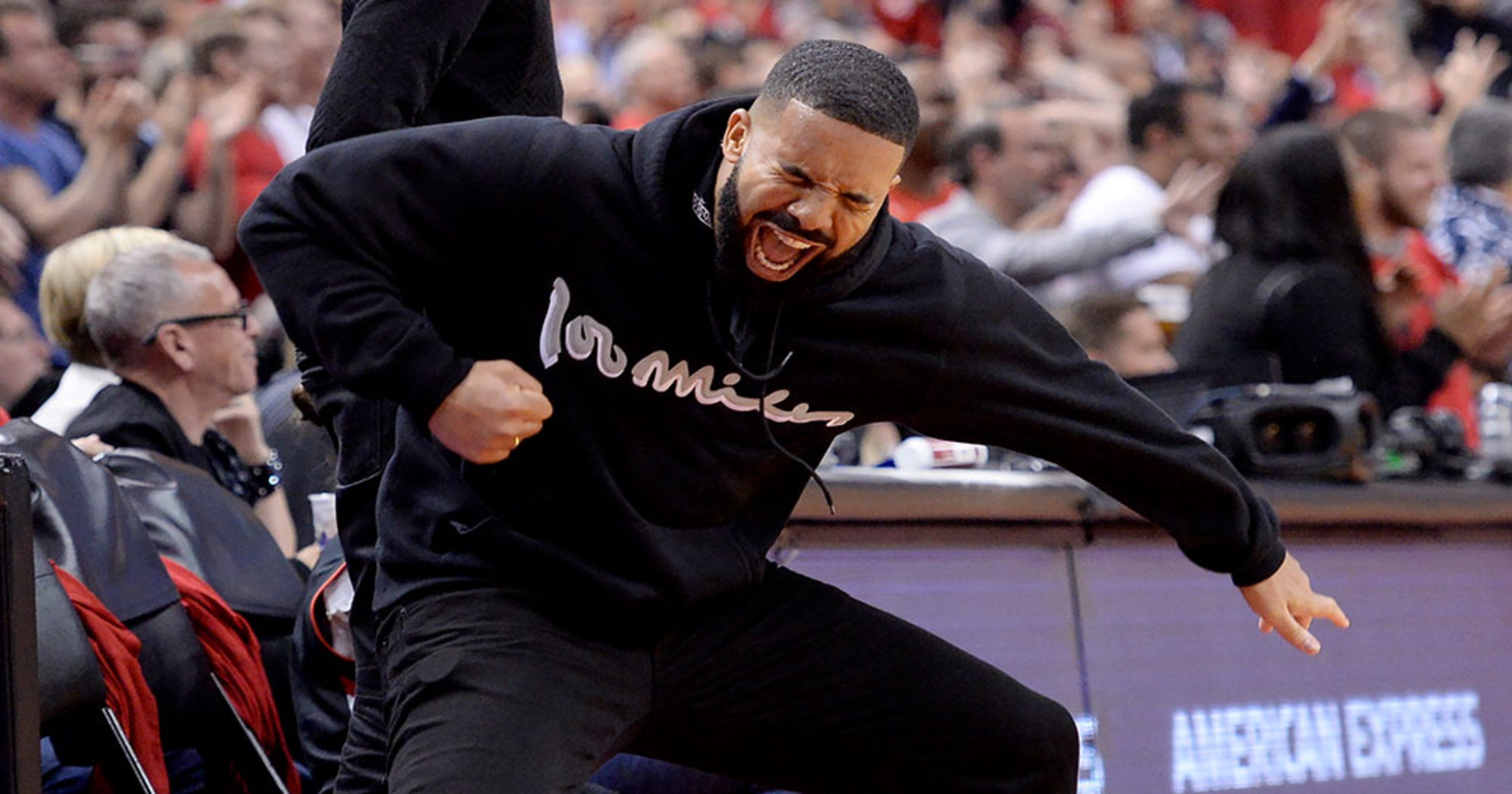 NBA playoffs: Drake celebrates Raptors advancing to NBA Finals