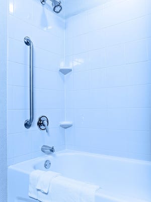 Accessible bathtub and shower