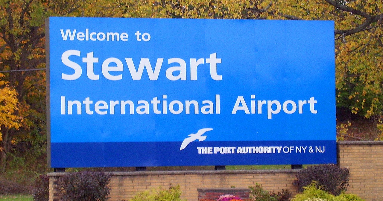 New York Stewart is new name for Newburgh airport