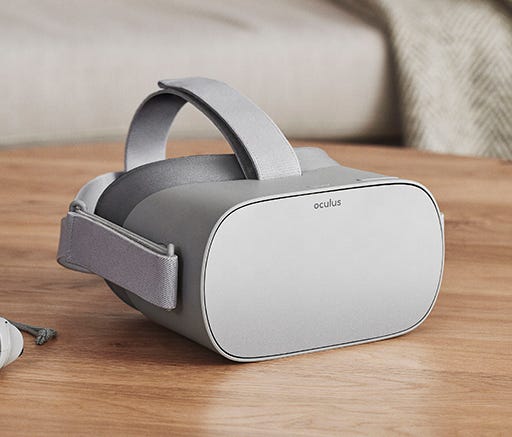 The Oculus Go, which ships next year for $199.